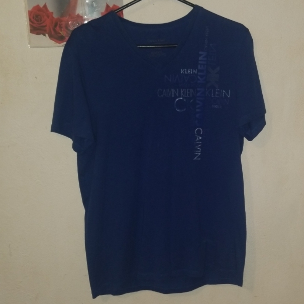 Calvin klein shirt blue size M